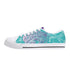 Axikronz 8T7 Canvas Low Top – Turquoise Mix Script | Hip - Hop Streetwear Shoes - Stykonz Graffiti Streetwear